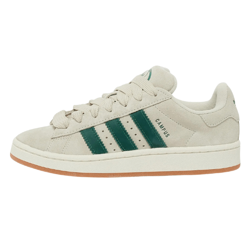 Adidas Campus 00s Crystal White Dark Green