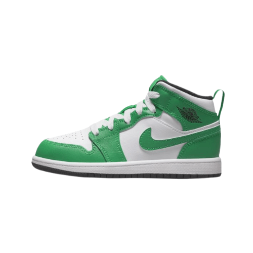 Air Jordan 1 Mid Lucky Green (PS)