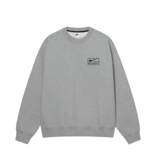 Nike x Stüssy Crew Fleece Grey